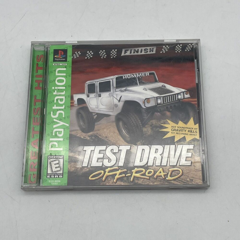 Test Drive Off-Road Sony PlayStation 1 PS1 Game Complete W Manual Tested